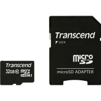 Карта памяти Transcend Premium microSDHC 32Gb UHS-I Cl10 +ад, TS32GUSDHC10