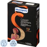 Сахар кусковой Мистраль тростниковый 1 кг