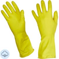 Перчатки резиновые PACLAN Practi латекс желтые р-р S 407896/4078964