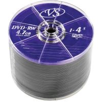 Носители информации DVD-RW, 4x, VS, Bulk/50, VSDVDRWB5001