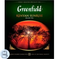 Чай Greenfield Kenyan Sunrise черн.фольгир. 100 пак/уп 0600-09