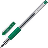Ручка гелевая неавтомат. Attache Town 0,5мм с резин.манжеткой зеленый