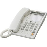 Телефон проводной Panasonic KX-TS2365RUW белый