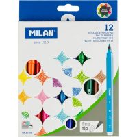 Фломастеры 12цв Milan, 80158
