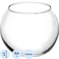 Ваза ФЛОРА 79 мм 43407B