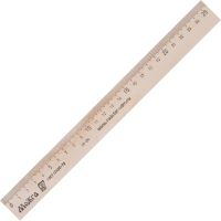 Линейка деревянная 25см,ЛП-250,С-06