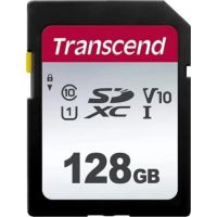 Карта памяти Transcend 300S SDXC 128Gb UHS-I Cl10, TS128GSDC300S
