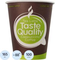 Стакан одноразовый бум однослойный d-70мм 165мл TasteQuality100шт/уп