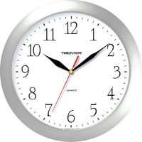 Часы настенные Troyka 11170113 круг., d290мм, плав.ход, пластик