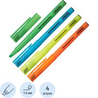 Набор текстовыделителей ATTACHE набор 4цв. 1-3мм