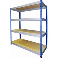 Стеллаж металлический MZ_МКФ18614-2.5   груз. 4 полки 1830х610х2500