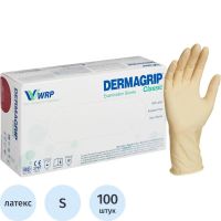 Мед.смотров. перчатки латекс н/c,н/о, текст,2хлор Dermagrip Cls (S) 50п/уп