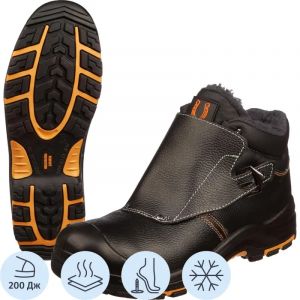 Ботинки сварщика PERFECT PROTECTION ПУ/НР с ПП и АС утепл. р.46 (120905)