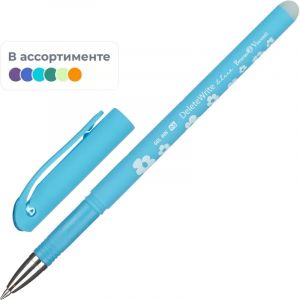 Ручка гелевая BV DeleteWrite Art Цветочки пиши-стирай 0,5мм в ассор 20-0202