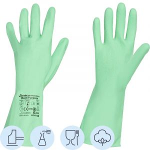 Перчатки резиновые Vileda Profes латекс зеленый рM 100756/174363,ПС