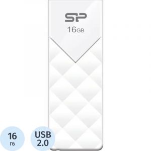 Флеш-память Silicon Power Ultima U03, 16Gb, USB 2.0, бел, SP016GBUF2U03V1W
