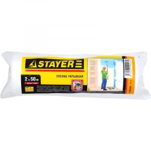Пленка защитная укрывная 7 мкм 2х50 м STAYER 1225-07-50