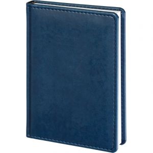 Ежедневник недатированный синий,А6,110х155мм,176л,ATTACHE Сиам