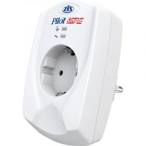 Сетевой фильтр PILOT Single, 1розетка, белый