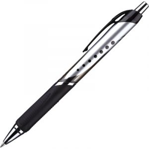 Ручка гелевая автомат. Attache selection Galaxy,черн.корп,черный,манж