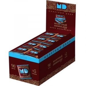 Шоколад Монетный двор Молочный 5г/96 шт