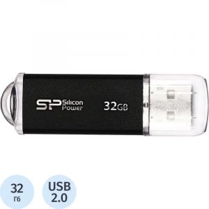 Флеш-память Silicon Power Ultima II I-Ser, 32Gb, USB 2.0, SP032GBUF2M01V1K