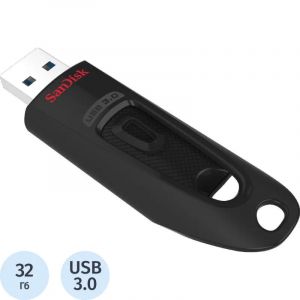 Флеш-память SanDisk Ultra, 32Gb, USB 3.0, чер, SDCZ48-032G-U46