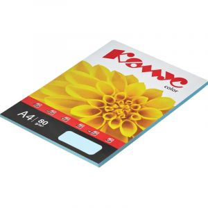 Бумага цветная Комус Color (голубая пастель), 80г, А4, 50 л.