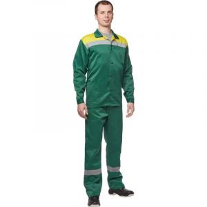 Костюм летний муж л02-КБР кур/бр зел/желт 44-46/182-188