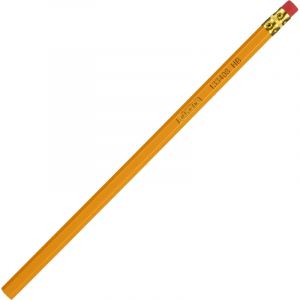 Карандаш чернографитный Attache HB шестигр., дерево, с ластиком