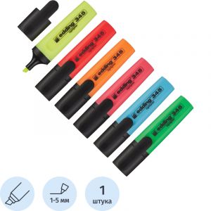 Набор текстовыделителей EDDING E-345/6S набор 6цв. 1-5мм