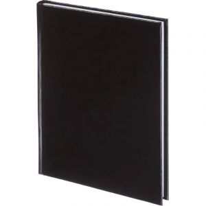 Ежедневник недатированный черный,А5,145х205мм,136л,Ideal 3-122/03