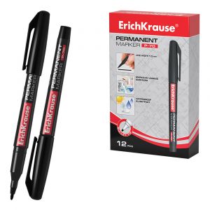 Перманентный маркер ErichKrause P-70, цвет чернил черный