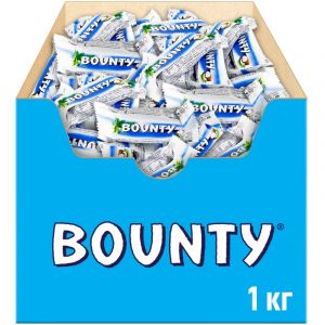 Шоколадный батончик Bounty с мякотью кокоса, 1кг
