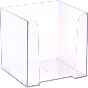 Бокс для бумаги 9х9х9 прозрачный ПЛ41