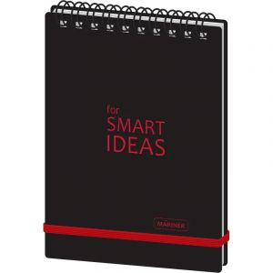 Блокнот Simplex 13,А6,100л,100х140,пластик, на резине, клетка,0013