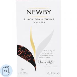 Чай Newby Черный чай с Чабрецом 25 пакетиков