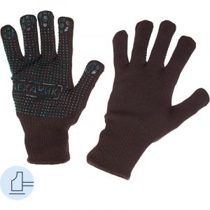 Перчатки защитные трикотажные Manipula МЕХАНИК БЛЭК хлопок/нейлон(TNG-30)р9