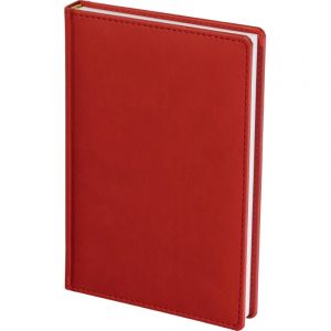 Ежедневник недатированный красный,А5,143х210мм,176л,ATTACHE Сиам