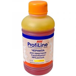 Чернила Premium для Canon/Epson/HP/Lexmark жел. 250 мл вод. ProfiLine