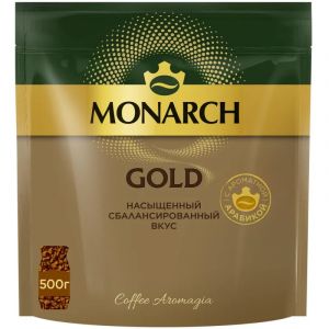 Кофе растворимый сублимированный Monarch Gold, 500гр пакет
