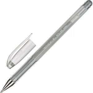 Ручка гелевая неавтомат. серебро металлик CROWN, 0,7мм