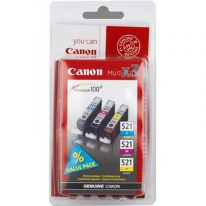 Картридж струйный Canon CLI-521CMY(2934B010/15АА) д. PIXMAiP3600/4600(3/уп)