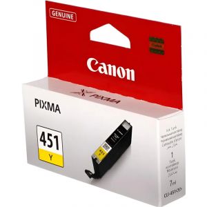 Картридж струйный Canon CLI-451Y (6526B001) жел. для MG5440/6340 iP7240