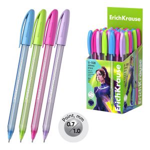 Ручка шариковая ErichKrause U-108 Stick Spring 0.7, Ultra Glide Technology, цвет чернил синий