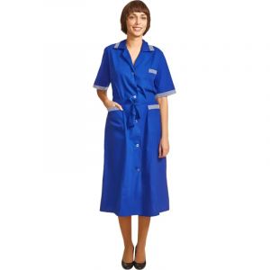 Халат для горничных и уборщиц у01-ХЛ кор.рук вас (р.48-50) 158-164