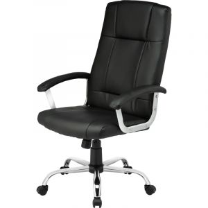 Кресло BN_Dp_Руководителя EChair-524 TPU к/з черный, хром