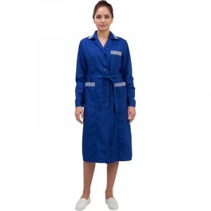 Халат для горничных и уборщиц у01-ХЛ дл.рук вас (р.52-54) 170-176