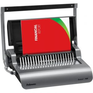 Брошюровщик Fellowes Quasar+, А4, 25л./500л., пл.пруж.