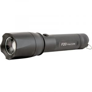 Фонарь ЯРКИЙ ЛУЧ F20 Falcon CREE XP-L HI, 3 режима, аккум